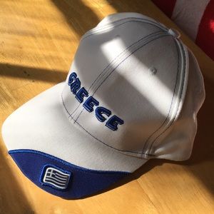 Greece hat 6 panel adjustable cap
